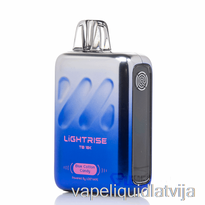 Pazaudēts Vape Lightrise Tb 18k Vienreizējais Zils Vates Konfektes Vape šķidrums